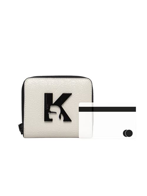 Portafoglio bianco in similpelle Karl Lagerfeld jeans | A2W32039100